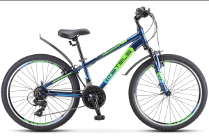 Велосипед Stels 24" Navigator 400 V синий/салатовый/голубой 12" 