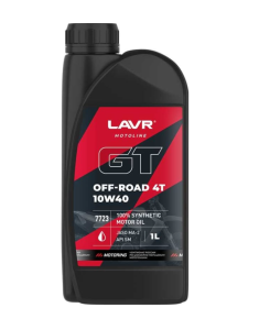 Моторное масло Lavr Moto GT Off Road 4T 10W-40 1л.