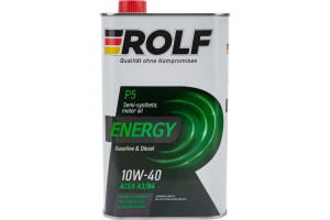 Моторное масло Rolf Energy SAE 10w40 API SL/CF полусинт., 1л