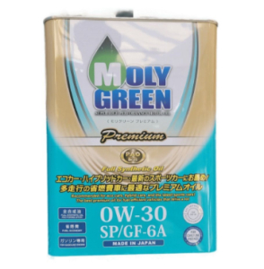 Моторное масло MolyGreen Premium SP/GF-6A/CF 0w30 4 л