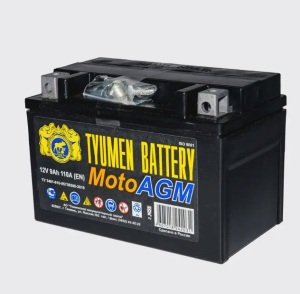 Аккумулятор ТЮМЕНЬ МОТО 6МТС-9 AGM 110А