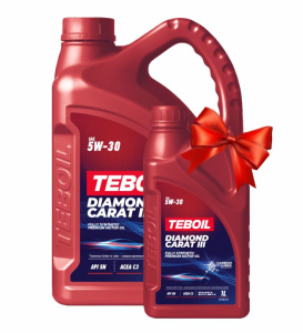Моторное масло Teboil Diamond Carat III 5W30 Акция 4+1 л