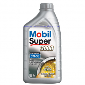 Моторное масло Mobil Super 3000 X1 Formula FE 5W-30 SL/CF, A5/B5, 1L