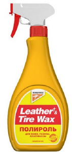 Полир. панели Leather&tire wax 500г Корея (кожа, резина, пластик)