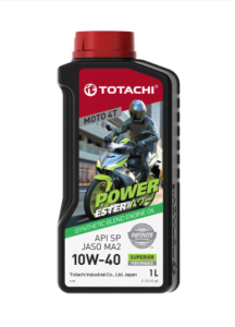 Масло моторное TOTACHI Power Ester Moto 4T Synthetic Blend 10W-40 API SP, JASO MA2 1л