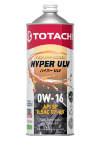 Моторное масло TOTACHI Hyper ULV Synthetic SP/GF-6B 0W-16 1 л
