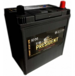 President EFB SE 55B20 L 40Ah Юж. Корея 