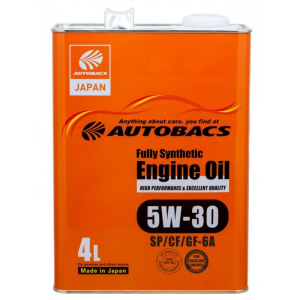 Моторное масло Autobacs Engine Oil Fully Synthetic 5w30 SN/CF/GF-6А (4 л+1 л) ПРОМО КОМПЛЕКТ