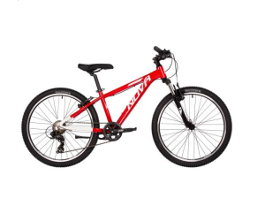 Велосипед Novatrack 24" Extreme 7-скор 13" алюм. красный-белый 