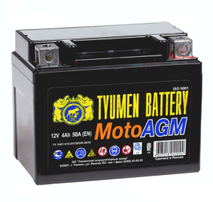 Аккумулятор ТЮМЕНЬ МОТО 6МТС-4 AGM 50А