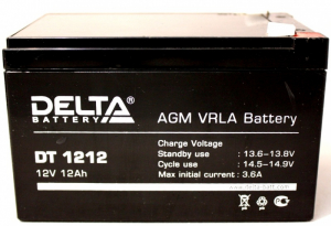 Аккумулятор для ИБП DELTA DT ОПС 12V12 1212 151*98*101