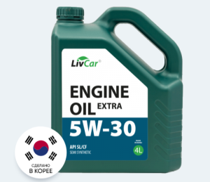 Моторное масло Livcar Extra 5w30 SL/CF 4 л+1 л