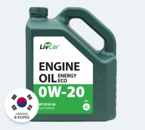Моторное масло Livcar Energy ECO 0w20 SP/CF-6A 4 л+1 л
