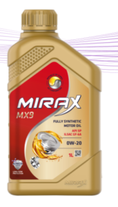 Моторное масло Mirax MX9 синт., SAE 0W20 GF-6A SP 1 л