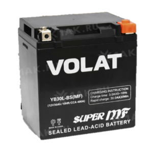 Аккумулятор VOLAT МОТО 30 Ah YB30L-BS(MF) R+ Китай