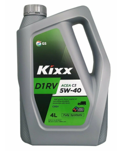 Моторное масло Kixx D1 RV 5W40 API SN/CF 4л