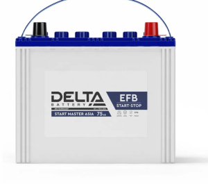 Аккумулятор Delta Start Master EFB Asia 6ст-75 оп Акция