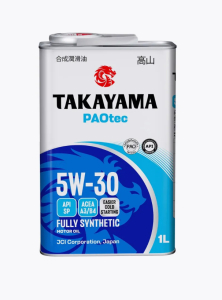 Моторное масло TAKAYAMA PAOtec SAE 5w30 Acea A3/B4 API SP 1 л металл