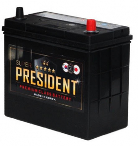 Аккумулятор SUPER President 80D23R 65Ah Юж. Корея 