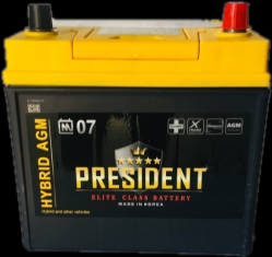Аккумулятор President AGM AX S55D23R 50а/ч