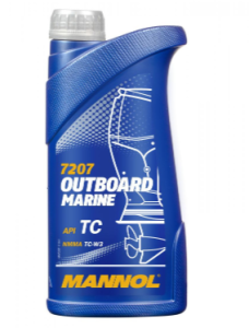 Моторное масло Mannol Outboard Marine полусинт., для лодок 1 л
