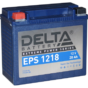 Аккумулятор DELTA MOTO EPS 12V18 1218 (YTX20-BS) 176*87*154 270A 