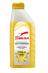 Антифриз Sibiria G12+ yellow -40 1кг