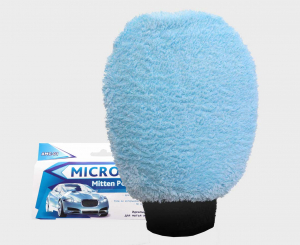 Варежка для мойки и полировки автомобиля из микрофибры Mitten Polish & Clean 15*25 