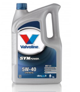 Моторное масло Valvoline Synpower MST C3, синт., 5W40 5 л