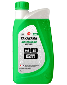 Антифриз TAKAYAMA Green Long Life Coolant -40С 4 л