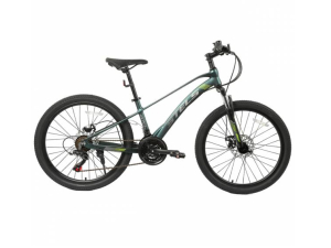 Велосипед Stels 24" Turbo 470 MD матовый темно-зеленый 13.5" 