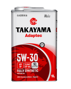 Моторное масло TAKAYAMA ADAPTEC 5W-30 GF-6A SP металл 4 л 