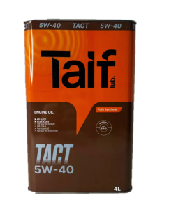 Моторное масло Taif Tact 5W40 A3/B4 1 л