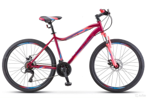Велосипед Stels 26" Miss 5000 D фиолетовый/розовый 16"