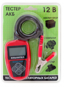 Тестер аккумулятора BА101 (для авто, 12в АКБ, русс.яз.)