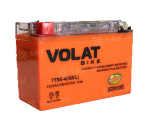 Аккумулятор VOLAT МОТО 8 Ah YT9B-4(iGEL) L+ Китай