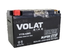 Аккумулятор VOLAT МОТО 8 Ah YT7B-4(MF) L+ Китай