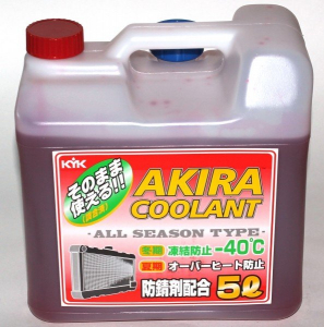 Антифриз Akira Coolant -40 красн. 5 л (всесезонный)