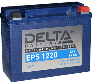 Аккумулятор DELTA MOTO EPS 12V20 1220 (YTX24HL-BS, YTX24HL) 