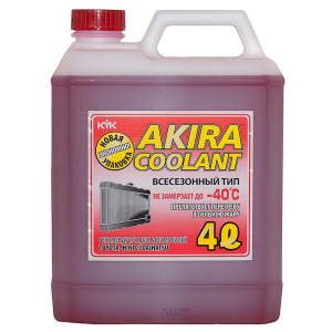 Антифриз Akira Coolant -40 красн. 4 л (всесезонный)