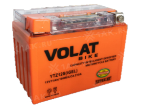 Аккумулятор VOLAT МОТО 11 Ah YTZ12S(iGEL) L+ Китай