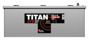 Аккумулятор TITAN EFB 6СТ-225 