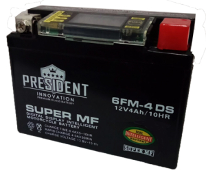 Аккумулятор PRESIDENT Innovation МОТО 12V4 6FM-4 DS