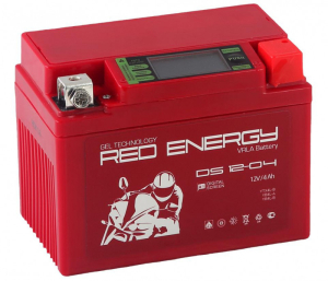 Аккумулятор DELTA MOTO DS 12V4 1204 Red Energy 114*70*86