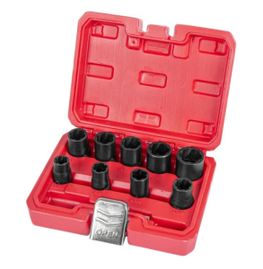 Набор головок для поврежденных гаек и болтов 10 пр., ударные Arnezi R5304010