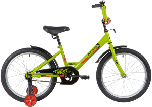 Велосипед Novatrack 20" Twist нож. торм., зеленый