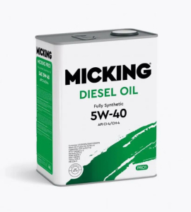 Моторное масло MICKING Diesel Oil PRO1 5W40 CL-4/CH4 synth. 4 л