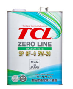 Моторное масло TCL Zero Line Fully Synth, Fuel Economy, SP, GF-6, 5W20 4л+1л