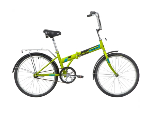 Велосипед Novatrack 24" складной, ножн. торм., зеленый