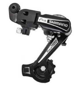 Переключатель задний Shimano Tourney, TY21-A, SS, 6 ск. крепление на болт
